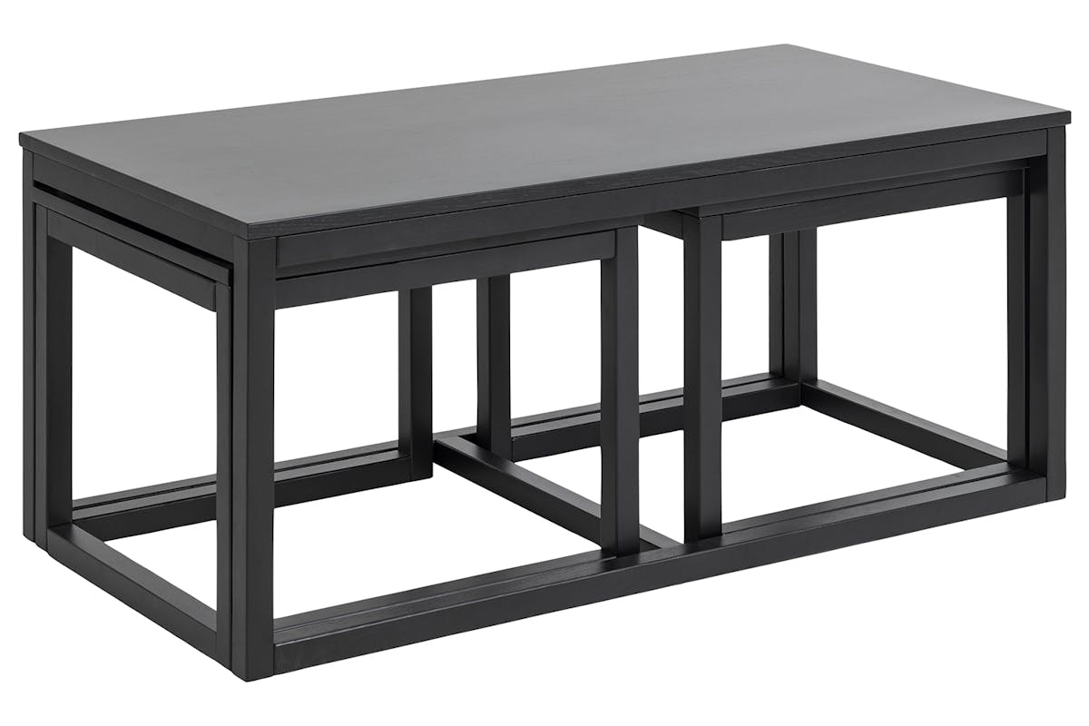 Beau Coffee Table | Black | 3 Piece-3