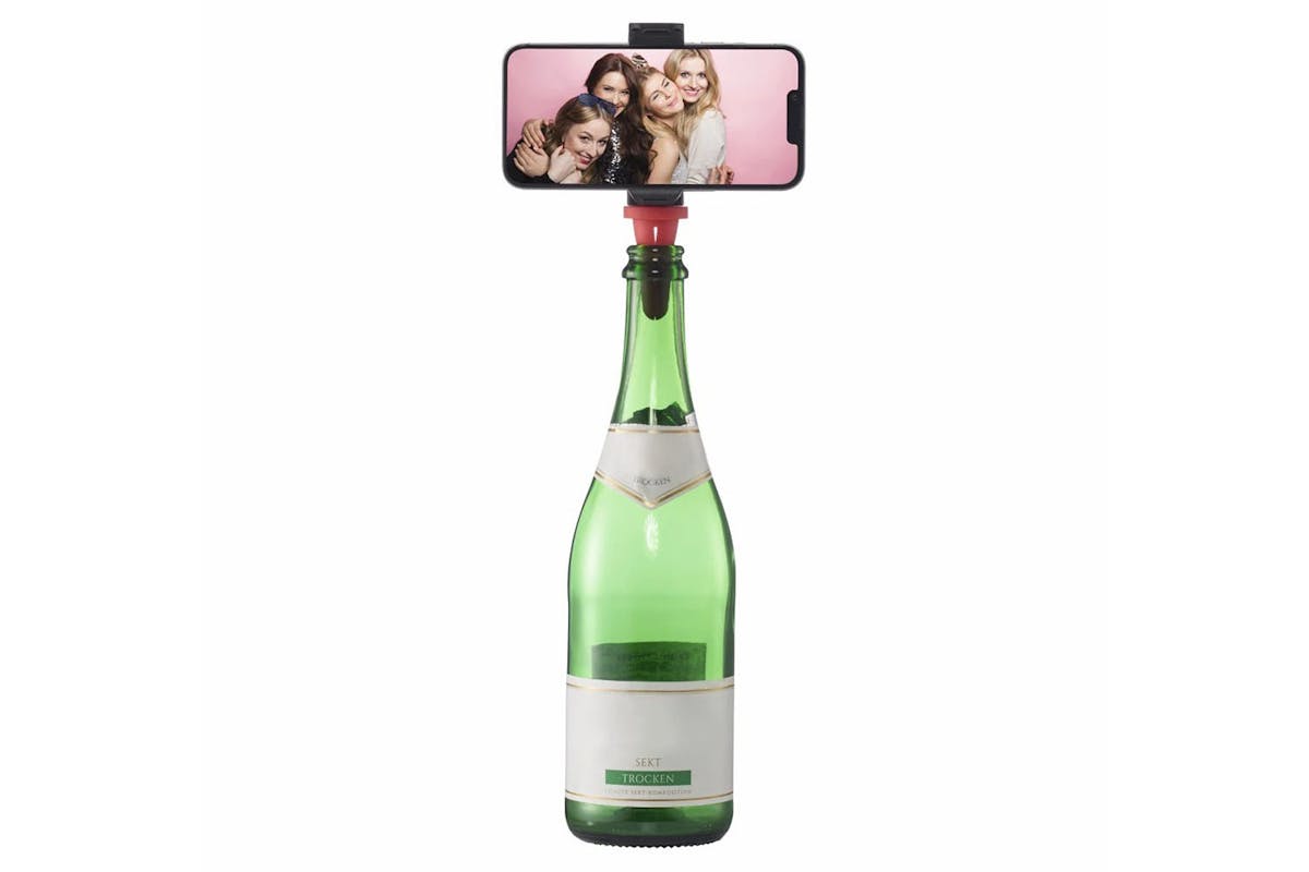 Hama Bottle Pod Fun Mobile Phone Holder | Black-7