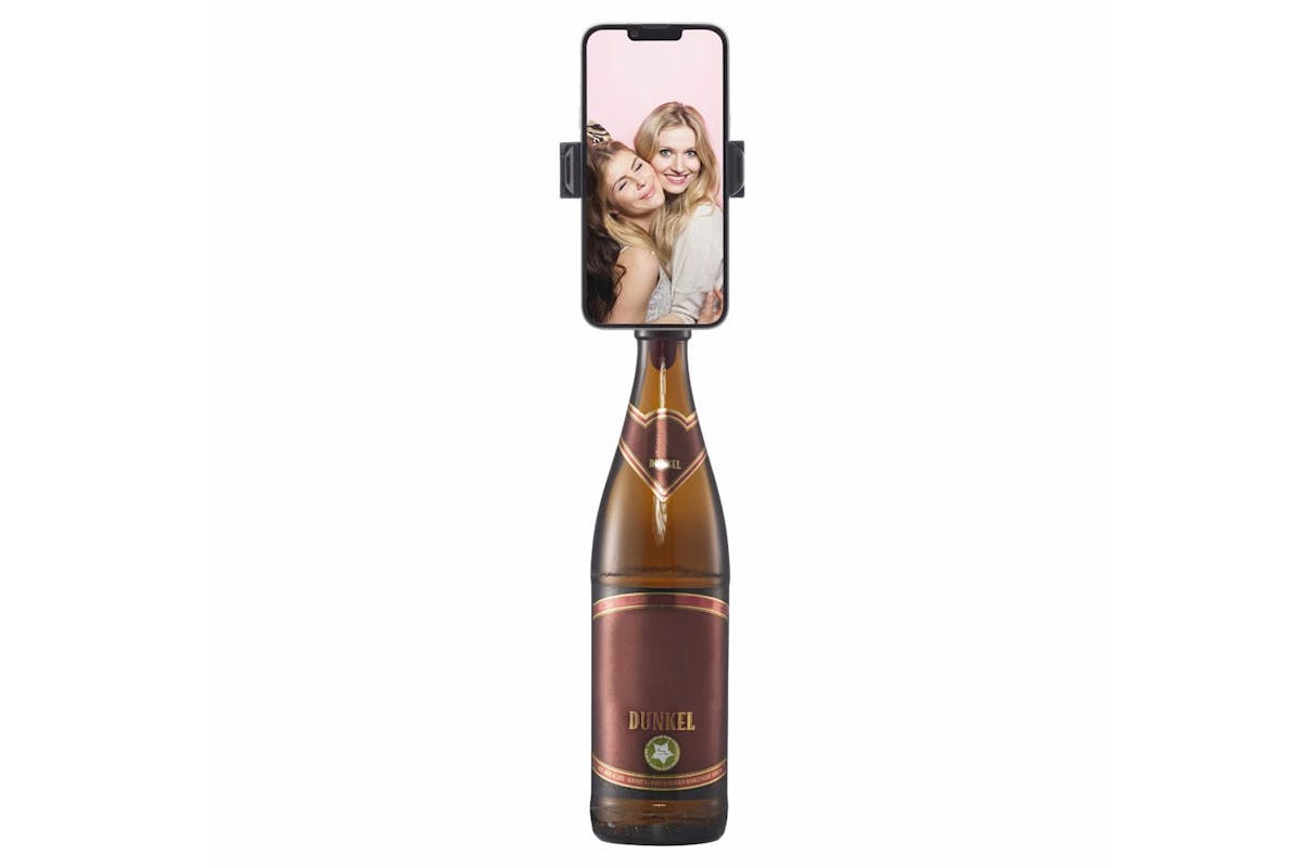 Hama Bottle Pod Fun Mobile Phone Holder | Black-12