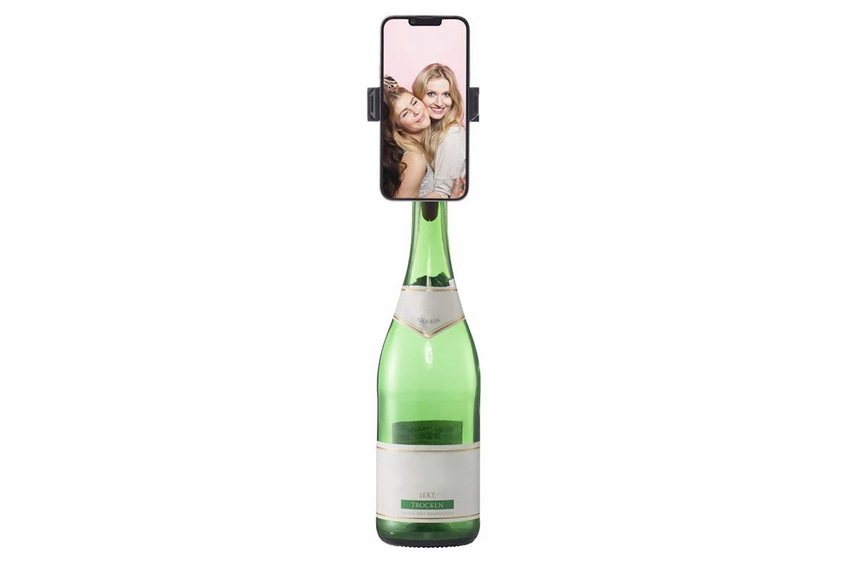 Hama Bottle Pod Fun Mobile Phone Holder | Black-8