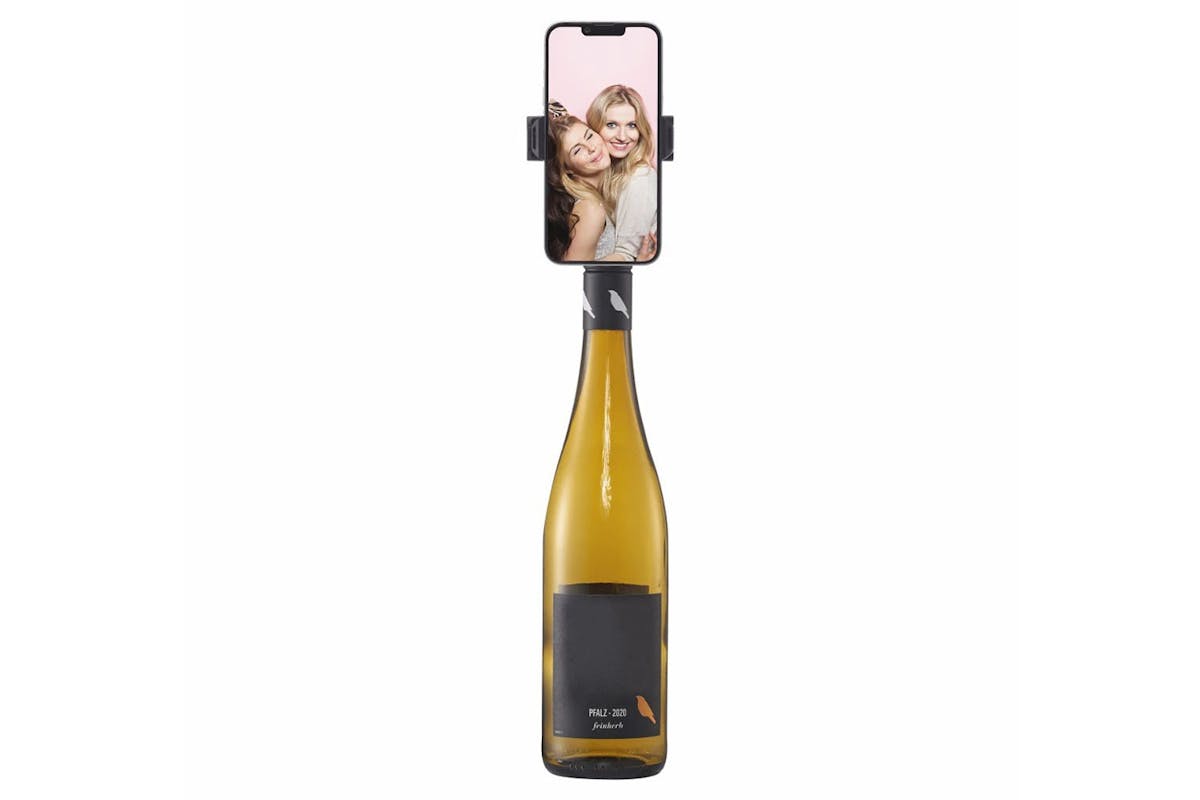 Hama Bottle Pod Fun Mobile Phone Holder | Black-9