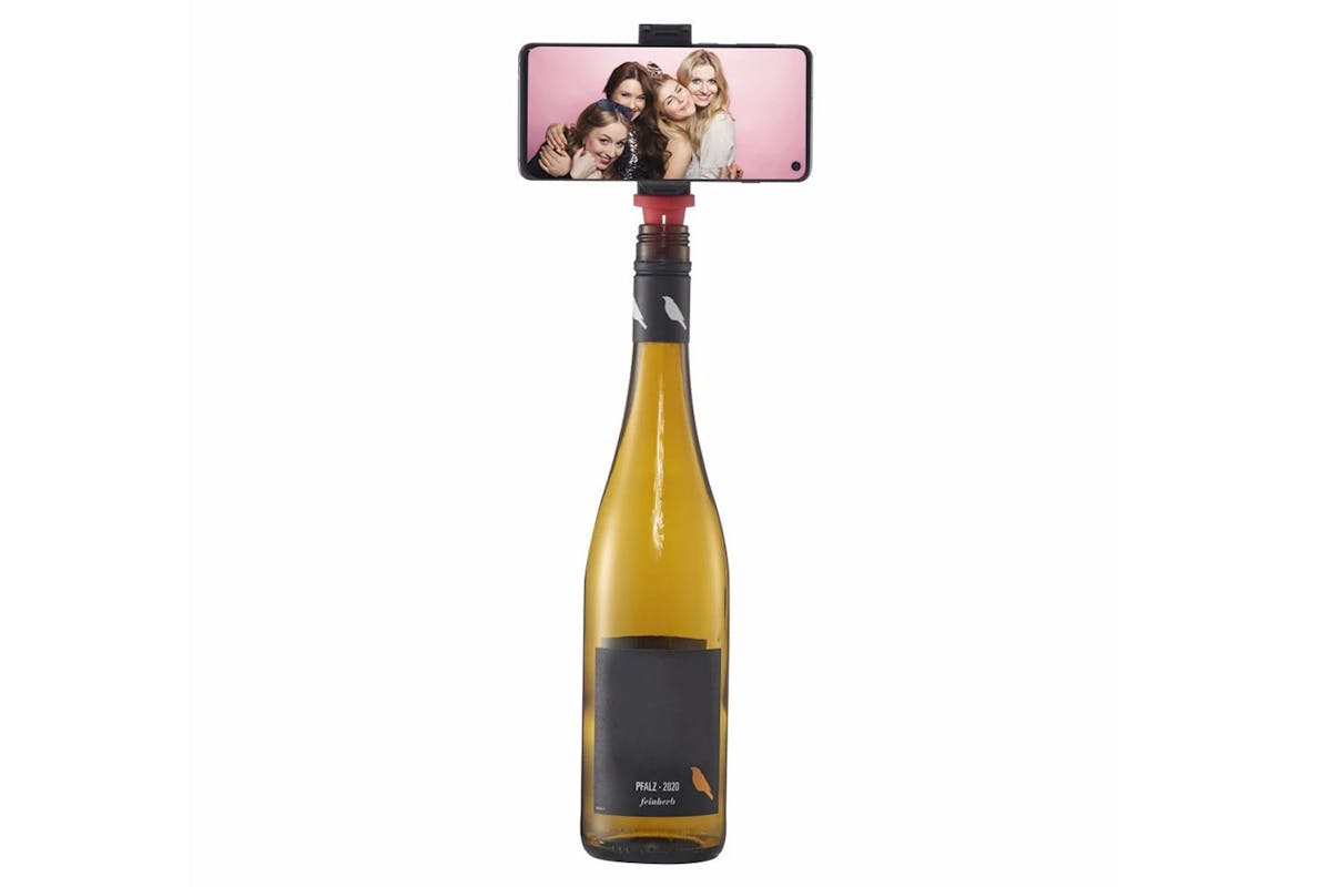 Hama Bottle Pod Fun Mobile Phone Holder | Black-10