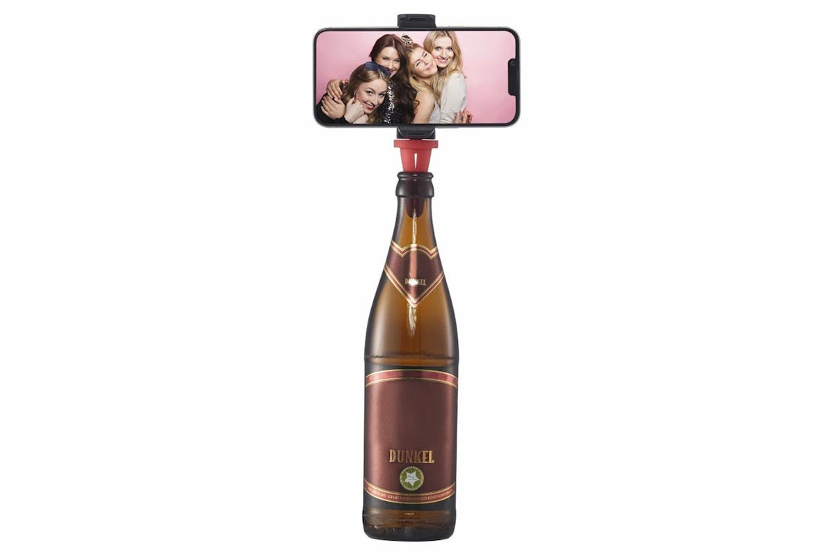 Hama Bottle Pod Fun Mobile Phone Holder | Black-11