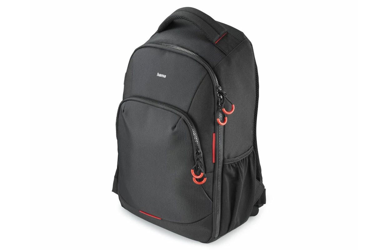 Hama Ohio 190 Camera Backpack | Black/Red-3