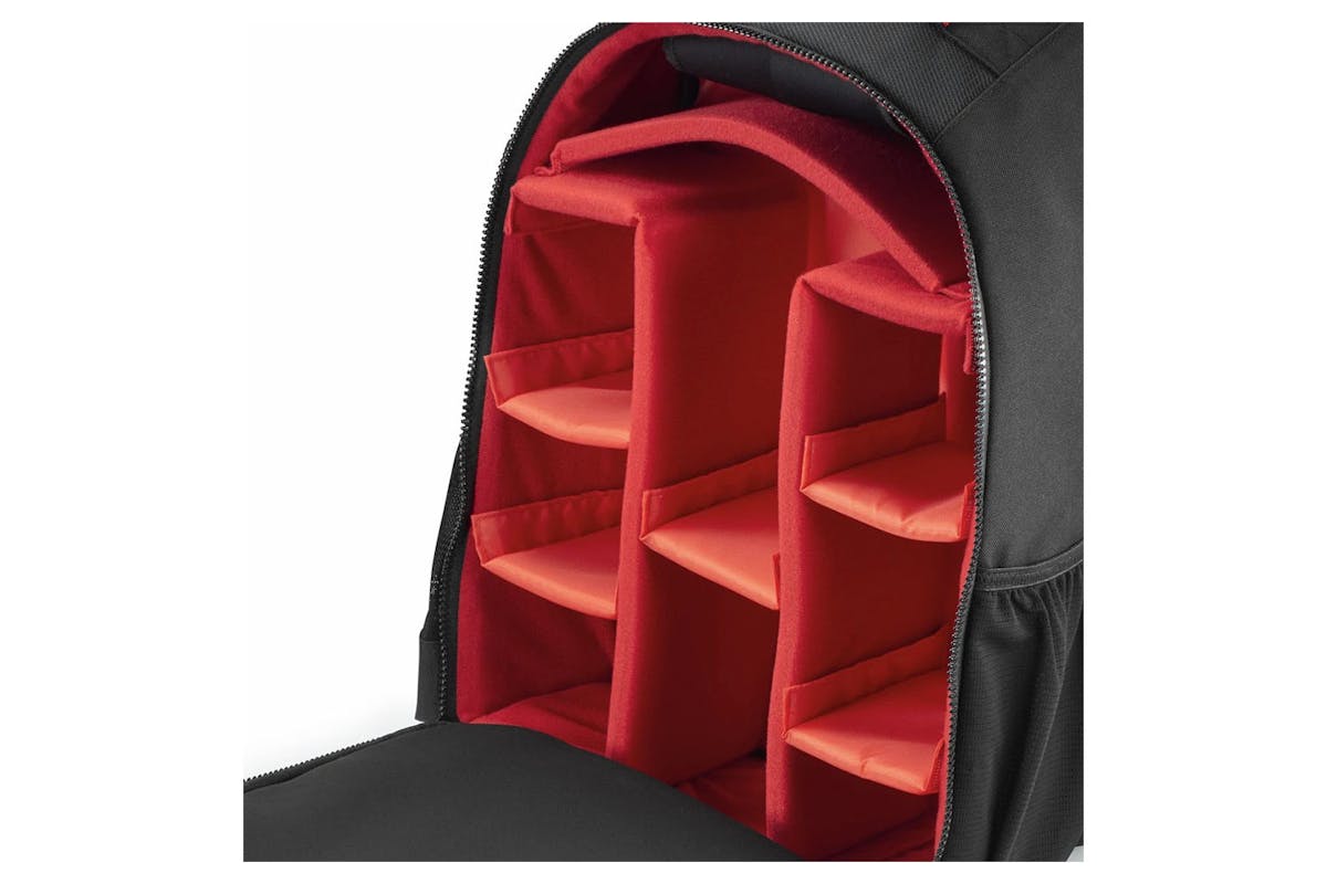 Hama Ohio 190 Camera Backpack | Black/Red-5