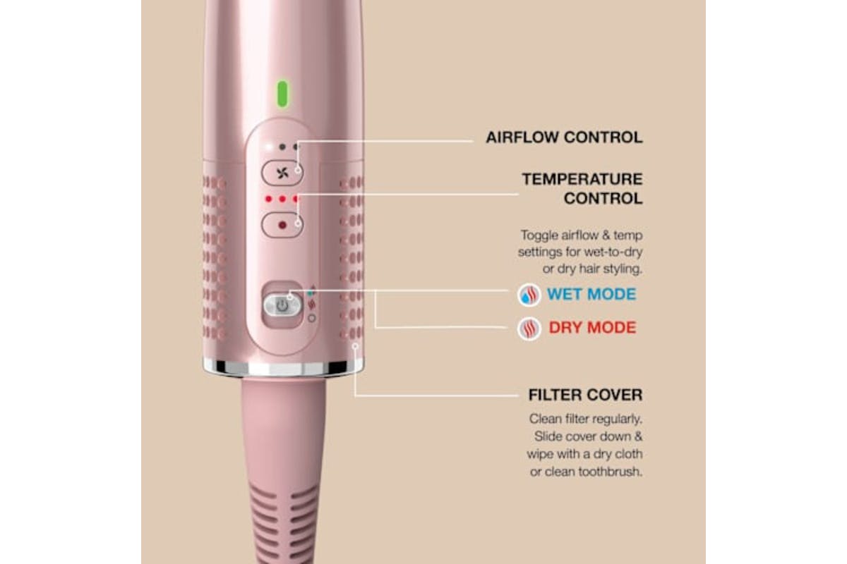Shark Glossi 2-in-1 Hot Tool & Air Glosser | Lychee-11