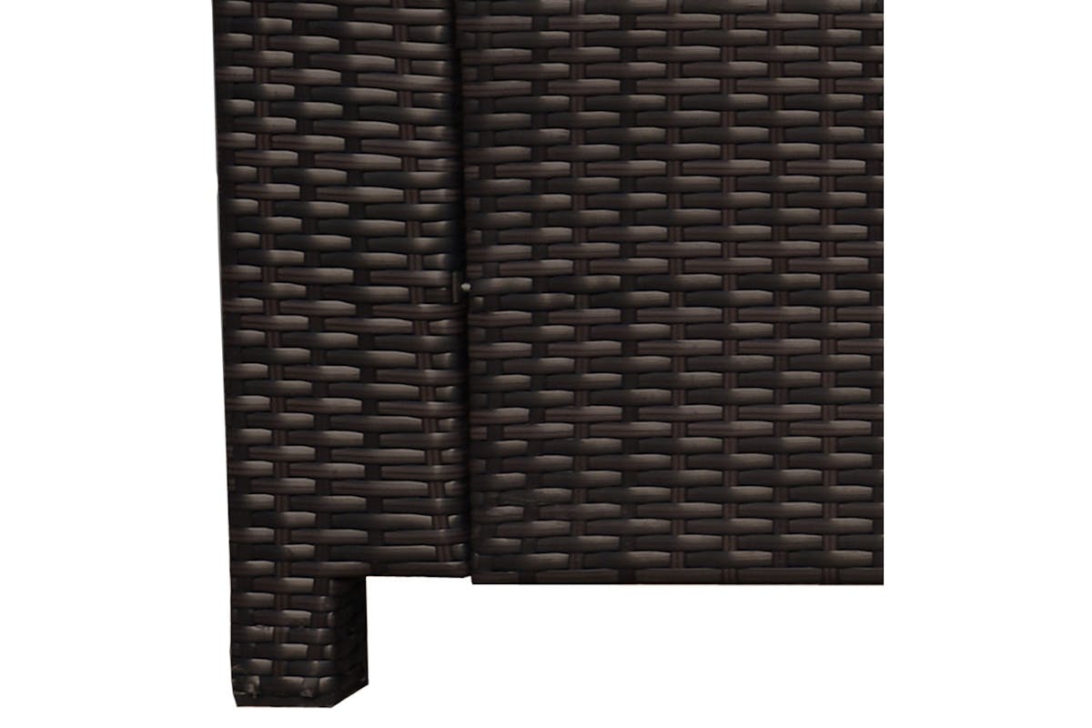 Outsunny 3 Seater Sofa | Rattan | Brown-7