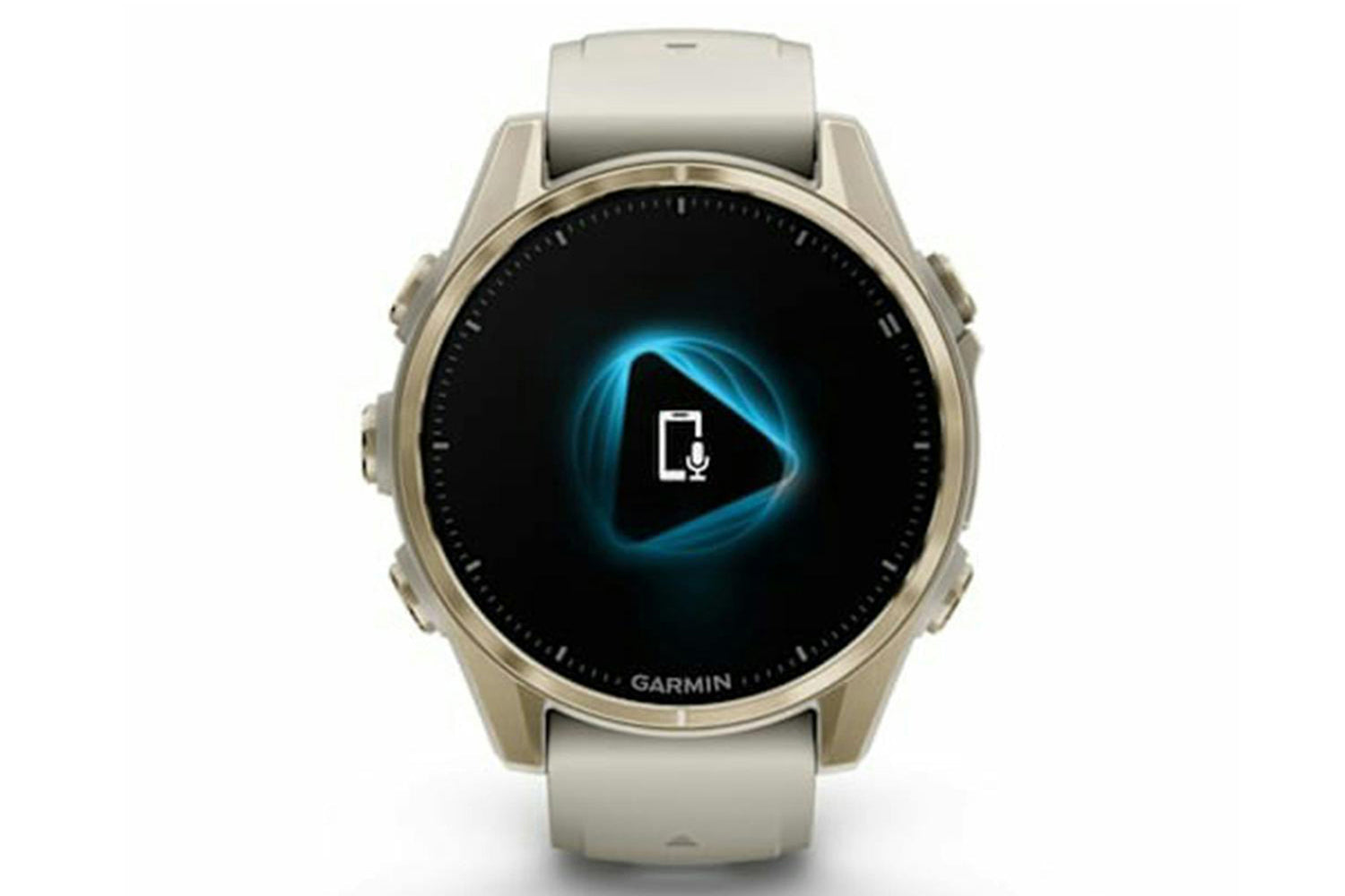 Garmin Fenix 8 Smart Watch | 43mm | Soft Gold with Fog Grey/Dark Sandstone-4