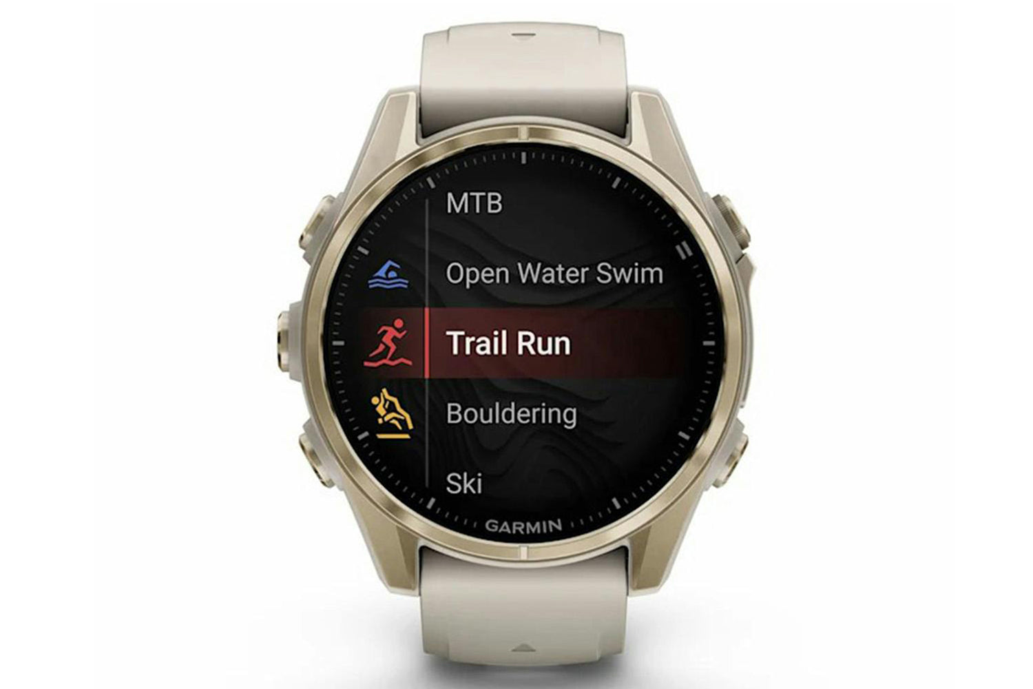 Garmin Fenix 8 Smart Watch | 43mm | Soft Gold with Fog Grey/Dark Sandstone-13