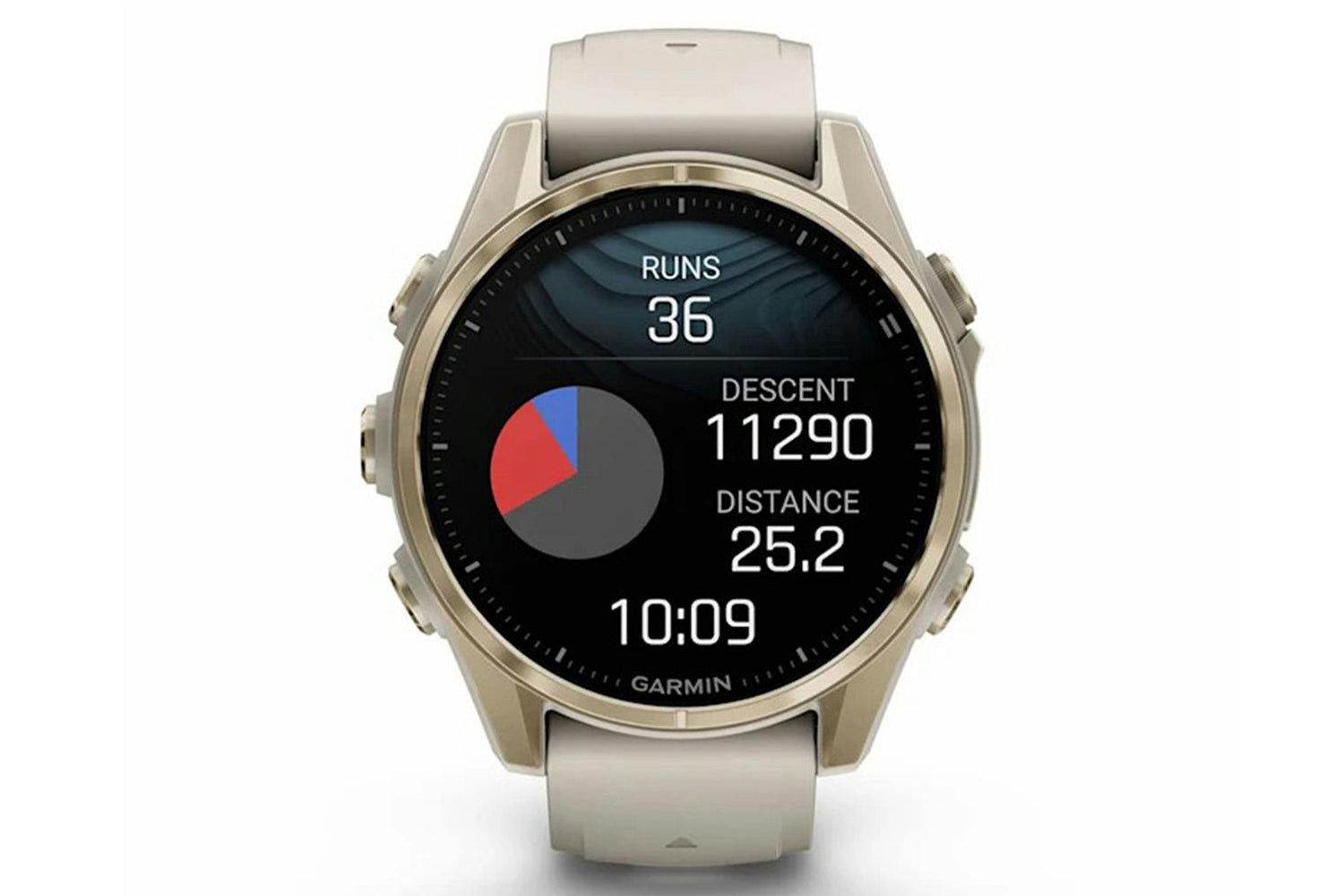 Garmin Fenix 8 Smart Watch | 43mm | Soft Gold with Fog Grey/Dark Sandstone-11
