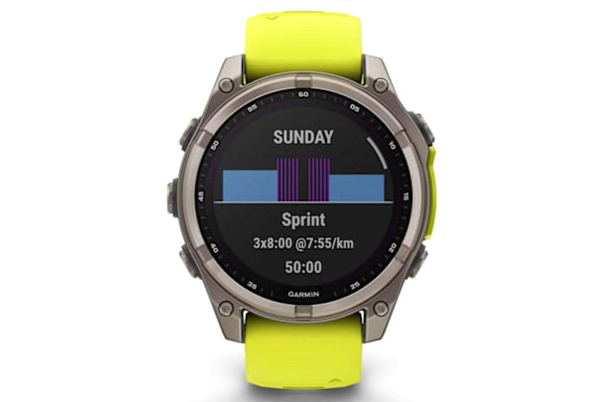 Garmin Fenix 8 Sapphire Solar | 47mm | Yellow & Graphite-4