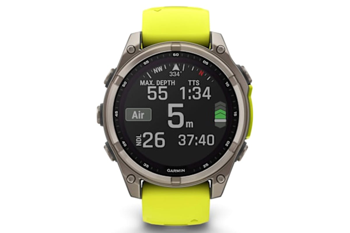 Garmin Fenix 8 Sapphire Solar | 47mm | Yellow & Graphite-8