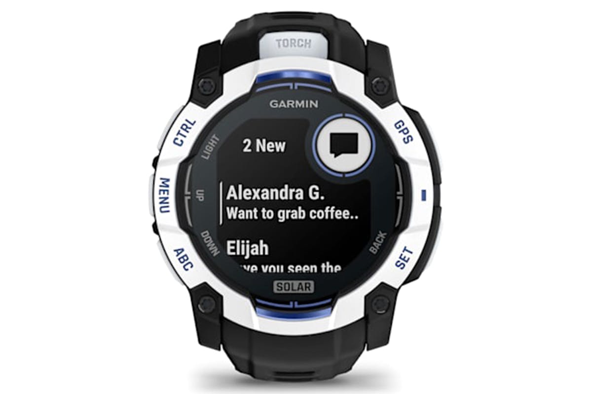 Garmin Instinct 3 Solar Version | 50mm | Whitestone/Black-4
