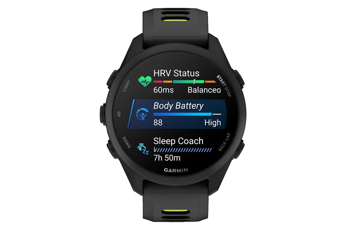 Garmin Forerunner 170 Music | 42.6 mm | Black/Amp Yellow Band-6