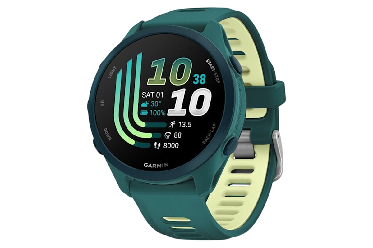 Garmin Forerunner 170 Music | 42.6 mm | Teal Green/Citron Band