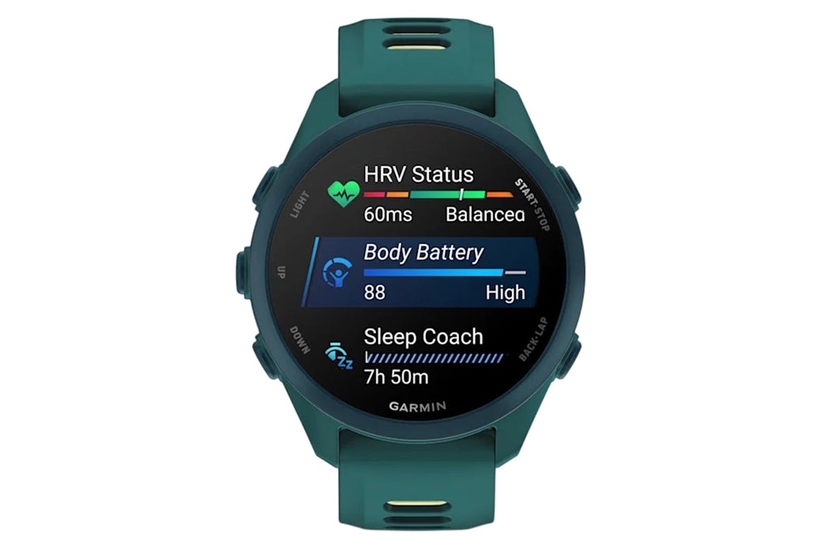 Garmin Forerunner 170 Music | 42.6 mm | Teal Green/Citron Band-6