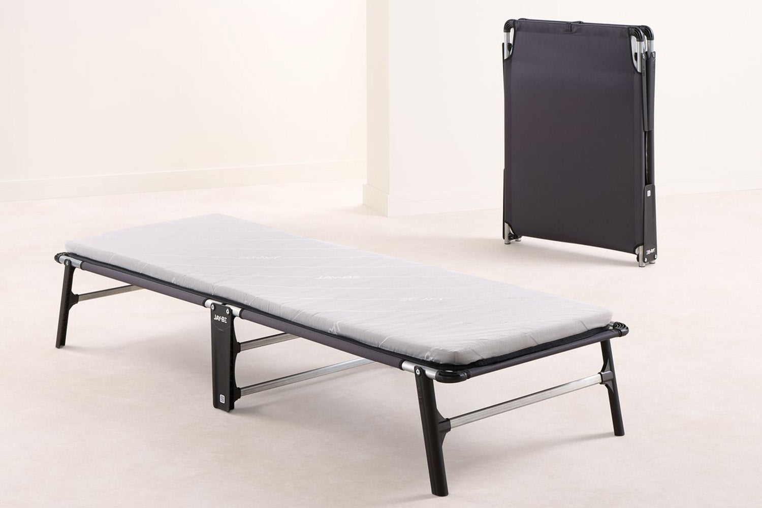 JAY-BE Compact Folding Guest Bed | Single | Black