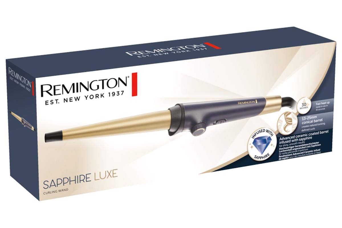 Remington Sapphire Luxe Curling Wand | CI5805 | Deep Blue/Champagne Gold-6