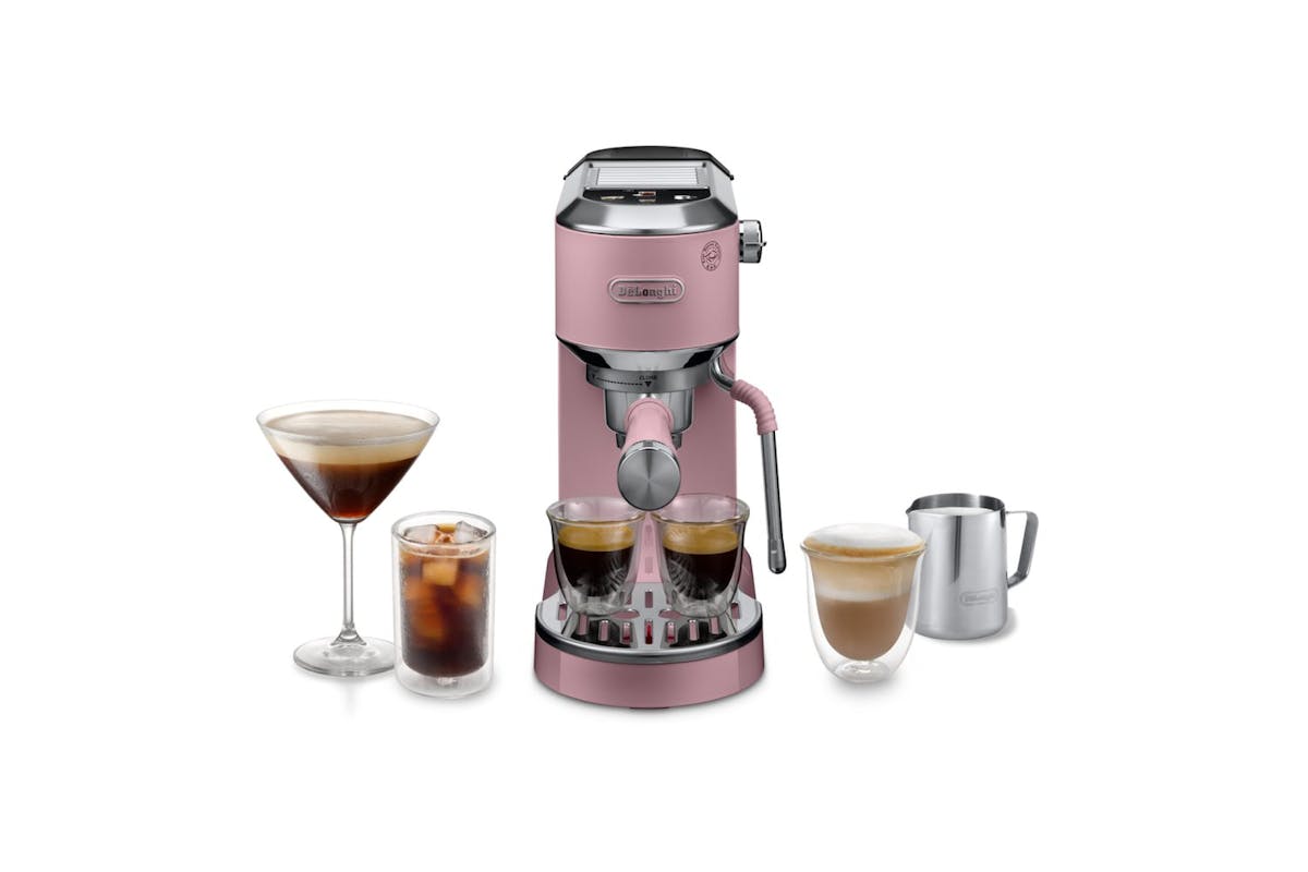 Delonghi Dedica Duo Coffee Machine | EC890.PK | Pink