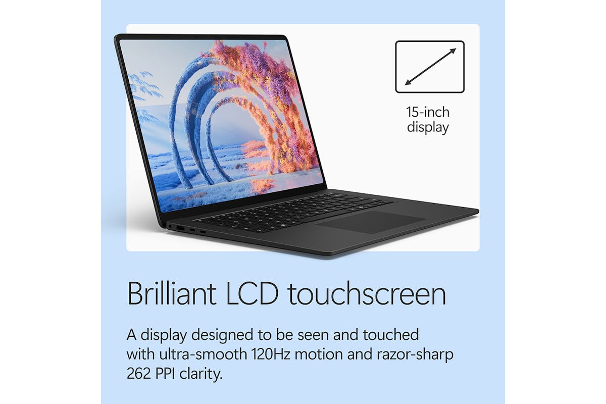 Microsoft Surface 15" Laptop Snapdragon X2 Elite (12 Core) | 16GB | 512GB  | Qualcomm Adreno | Platinum-8