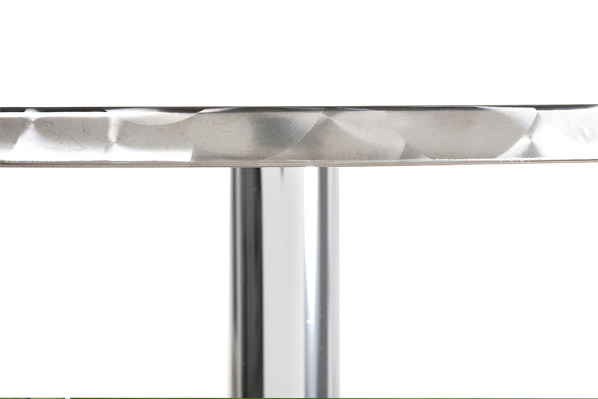 Homcom Adjustable Bar Table | Silver-6