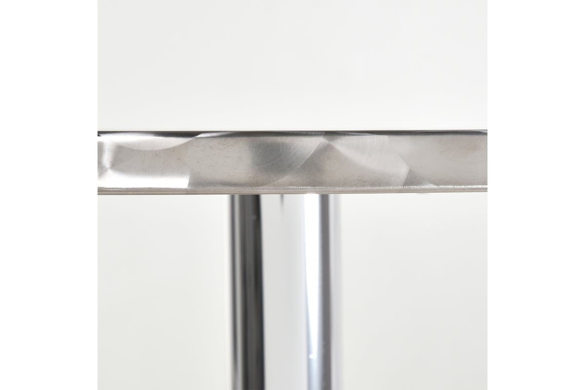 Homcom Adjustable Bar Table | Silver-7
