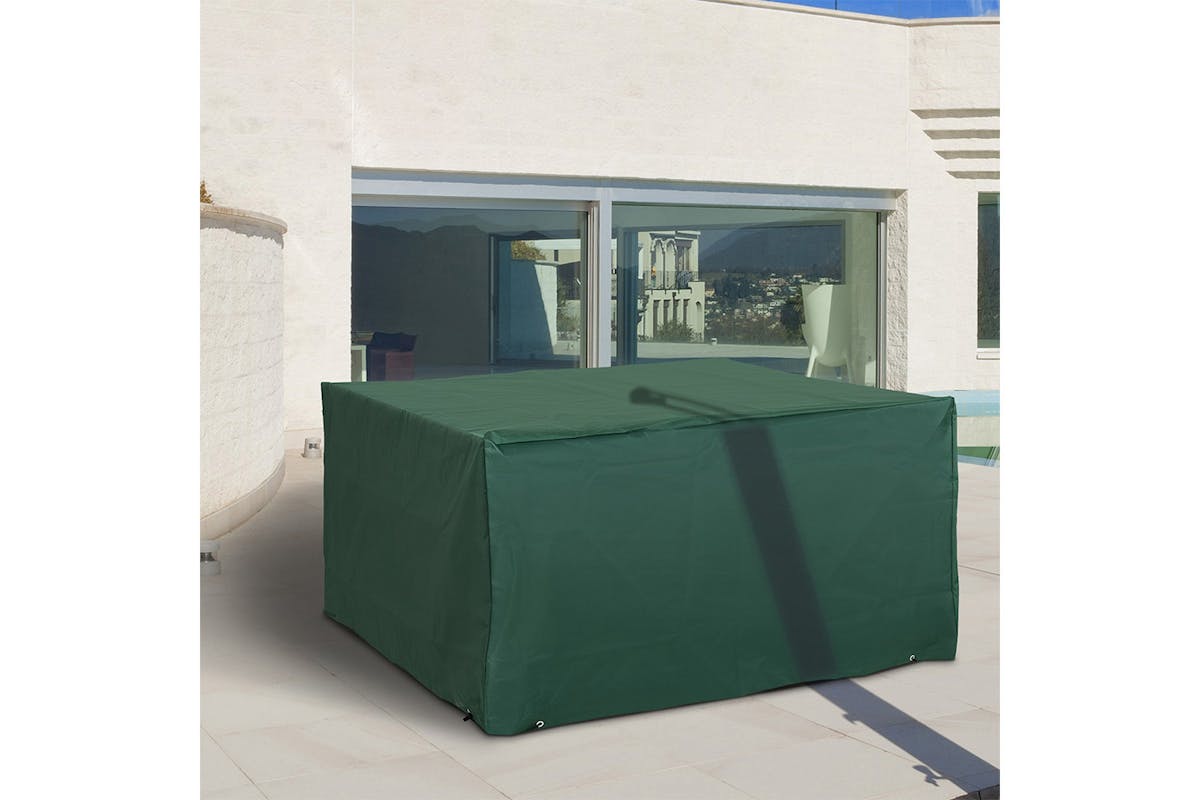 Outsunny UV/Rain Protective Rattan Furniture Cover | Green-2