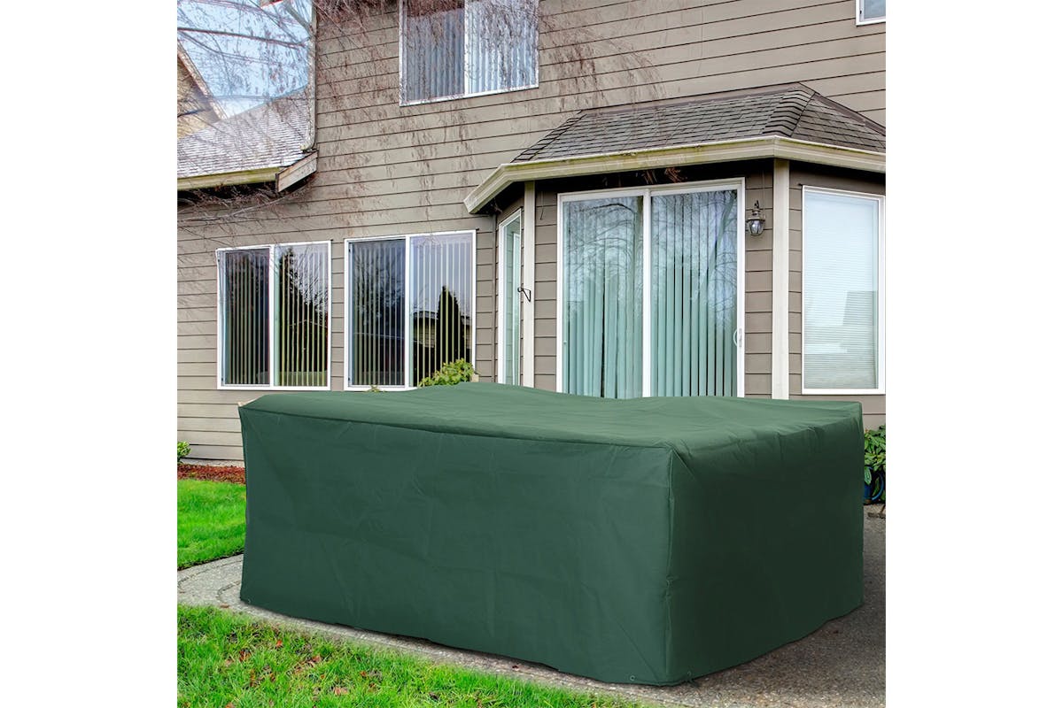 Outsunny UV/Rain Protective Furniture Cover for Garden | Green-2