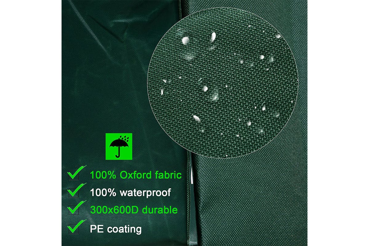 Outsunny UV/Rain Protective Rattan Furniture Cover | Green-4