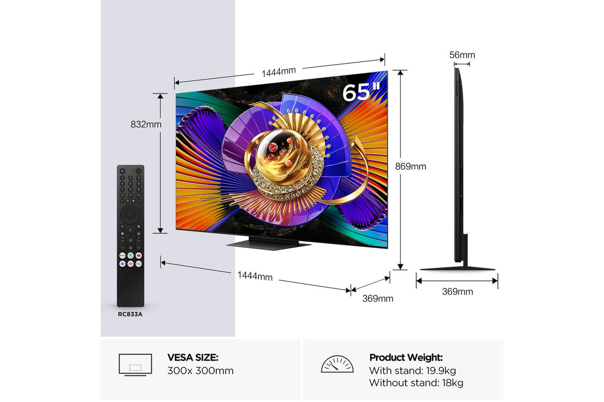 TCL C7L 65" SQD-Mini LED Smart TV | 65C7L-3