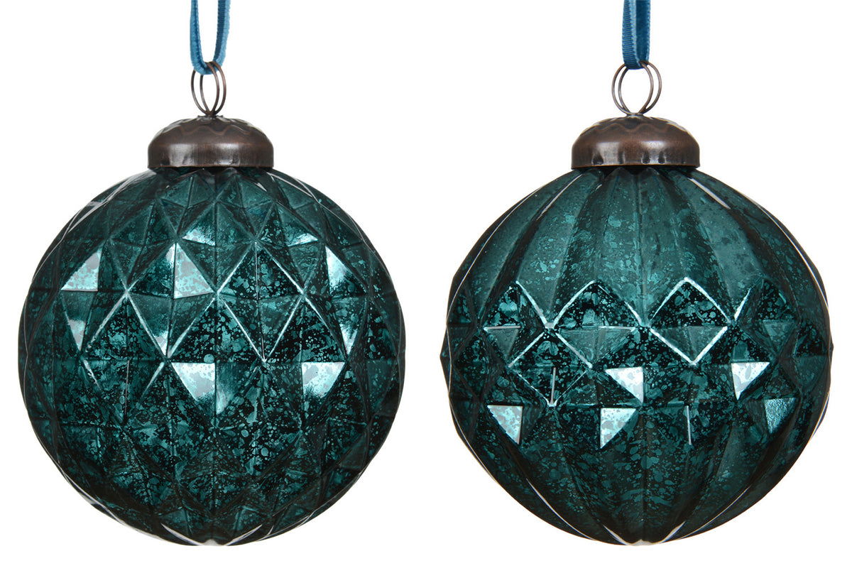Antique Bauble | Emerald | 8 cm