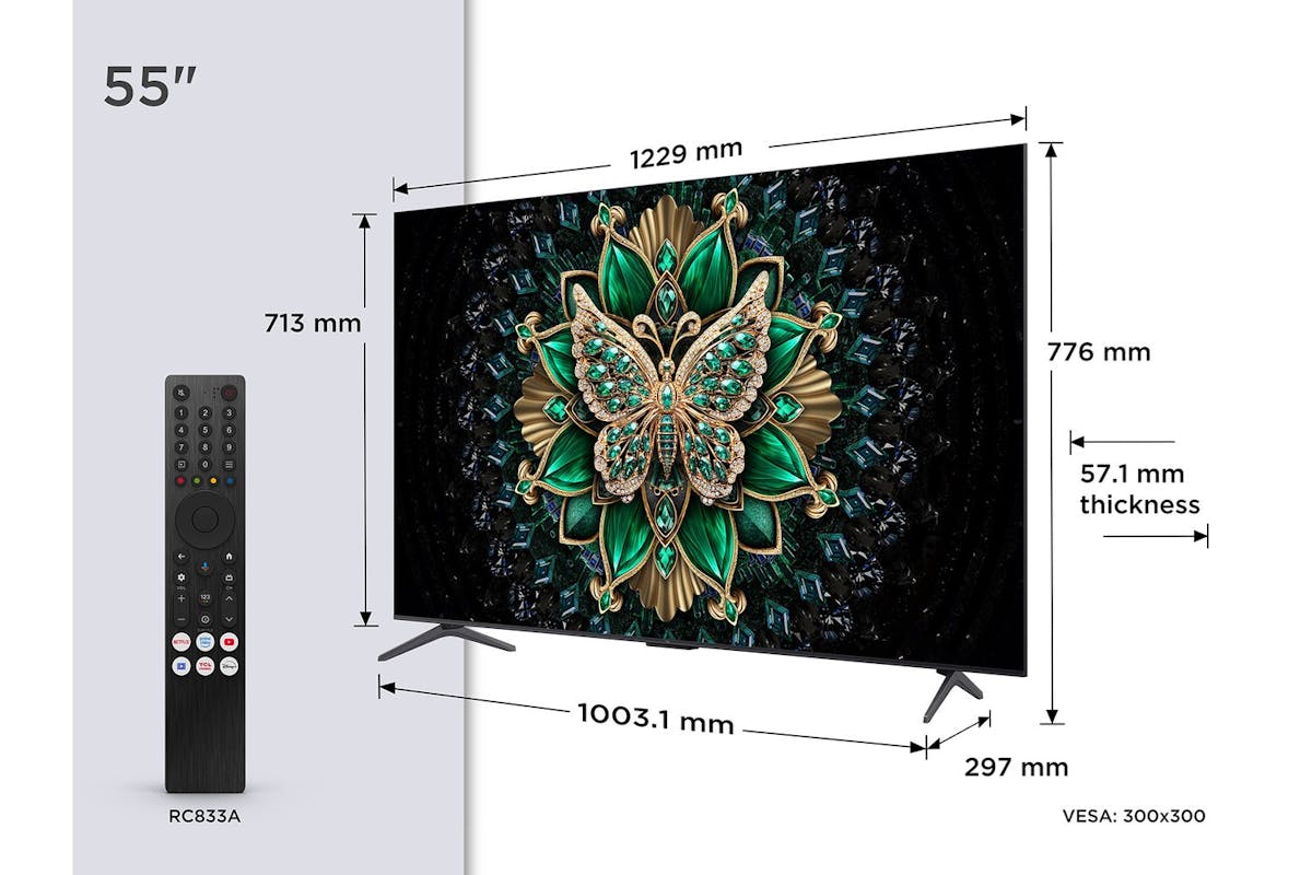 TCL 55" QLED 4K Ultra HD Mini LED Smart TV | 55C6K-2