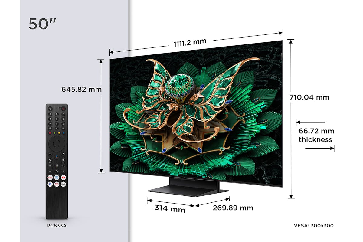 TCL 50" QLED 4K Ultra HD Mini LED Smart TV | 50C7K-2
