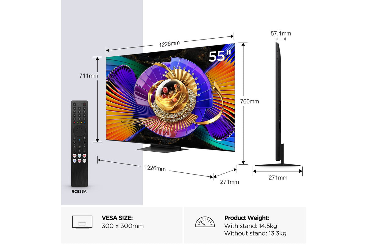 TCL C7L 55" SQD-Mini LED Smart TV | 55C7L-3