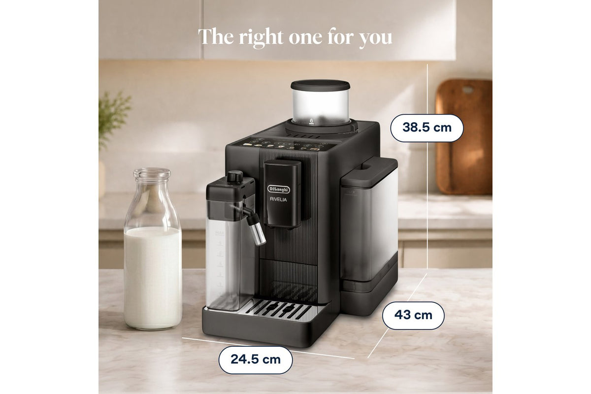 De'Longhi Rivelia Start Bean-to-Cup Coffee Machine | EXAM420.55.BXL | Onyx Black-2