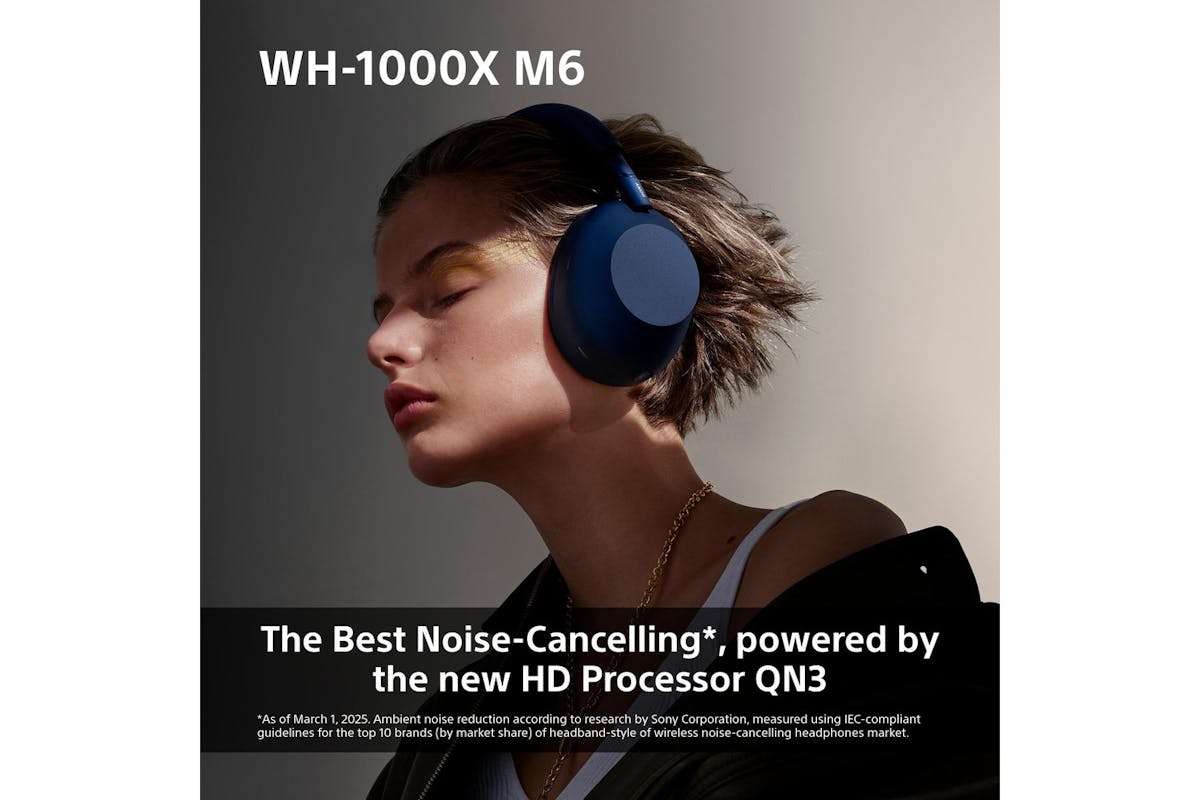 Sony WH-1000XM6 Noise Cancelling Wireless Bluetooth Over Ear Headphones | Midnight Blue-4