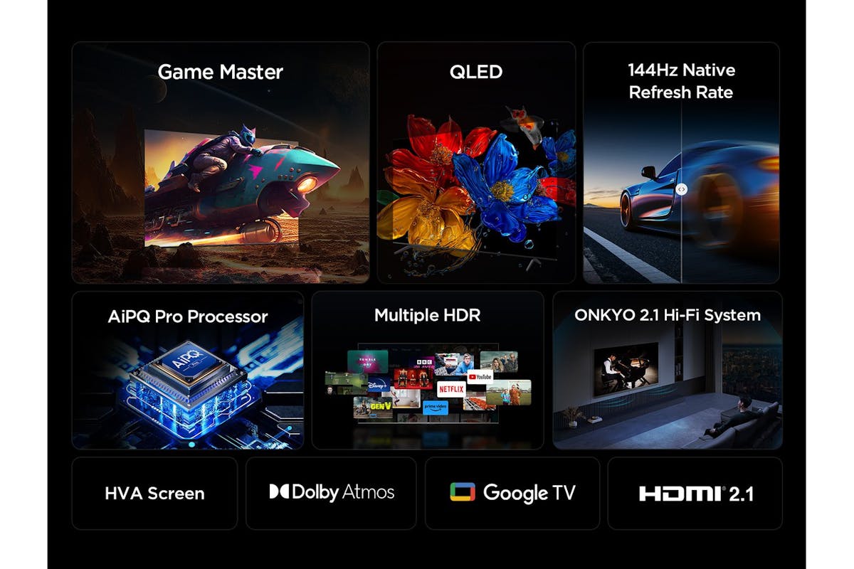 TCL 75'' QLED 4K HDR Smart TV | 75T8C-4