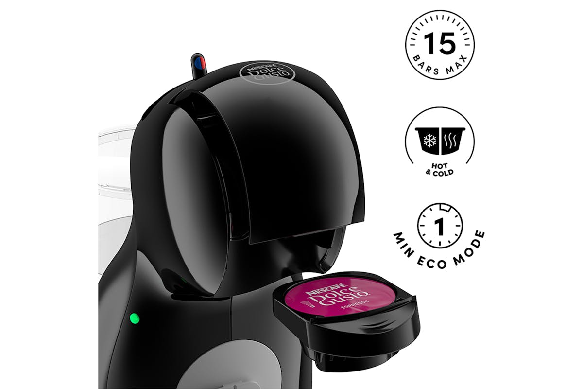 Nescafé Dolce Gusto Piccolo XS Pod Coffee Machine by De'Longhi - Value Bundle | EDG210.BGY | Black-4