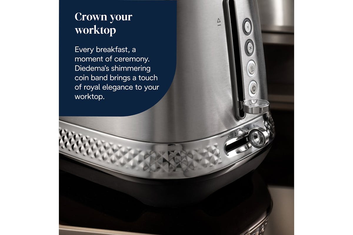 Delonghi Diadema 2 Slice Toaster | CTV3003.M | Metal-4