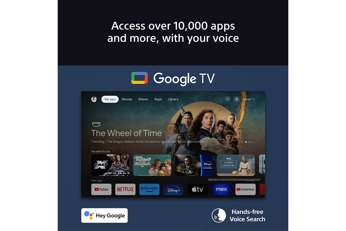 Sony XR80 77" Bravia 8 4K Ultra HD HDR OLED Smart TV (2024) | K77XR80PU-3
