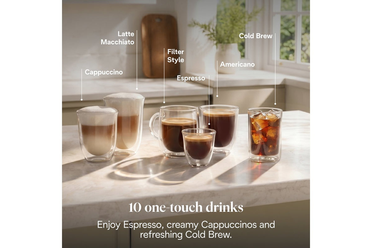 De'Longhi Rivelia Start Bean-to-Cup Coffee Machine | EXAM420.55.BXL | Onyx Black-4