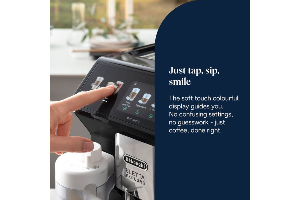De'Longhi Eletta Explore Coffee Machine | ECAM452.67.G | Grey-5