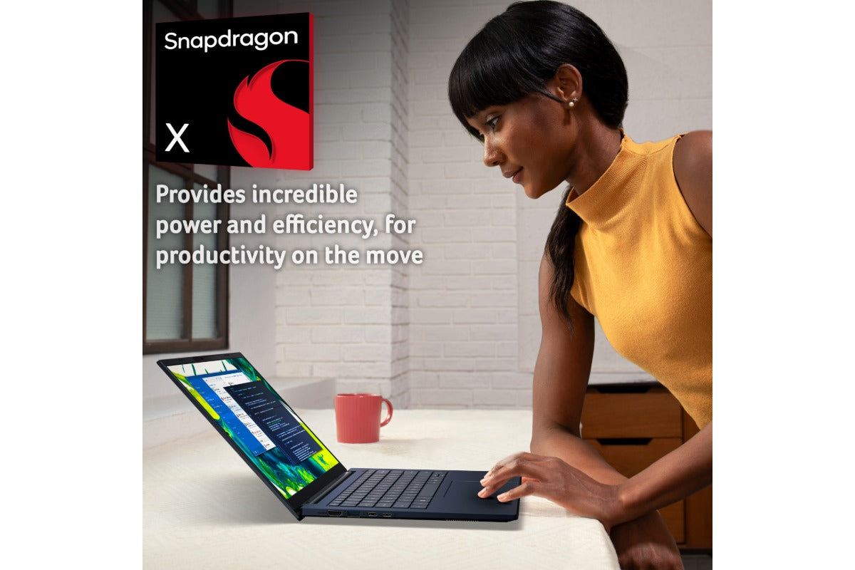 Acer Aspire AI 14" Snapdragon X | 16GB | 1TB | Blue | Qualcomm Adreno-6