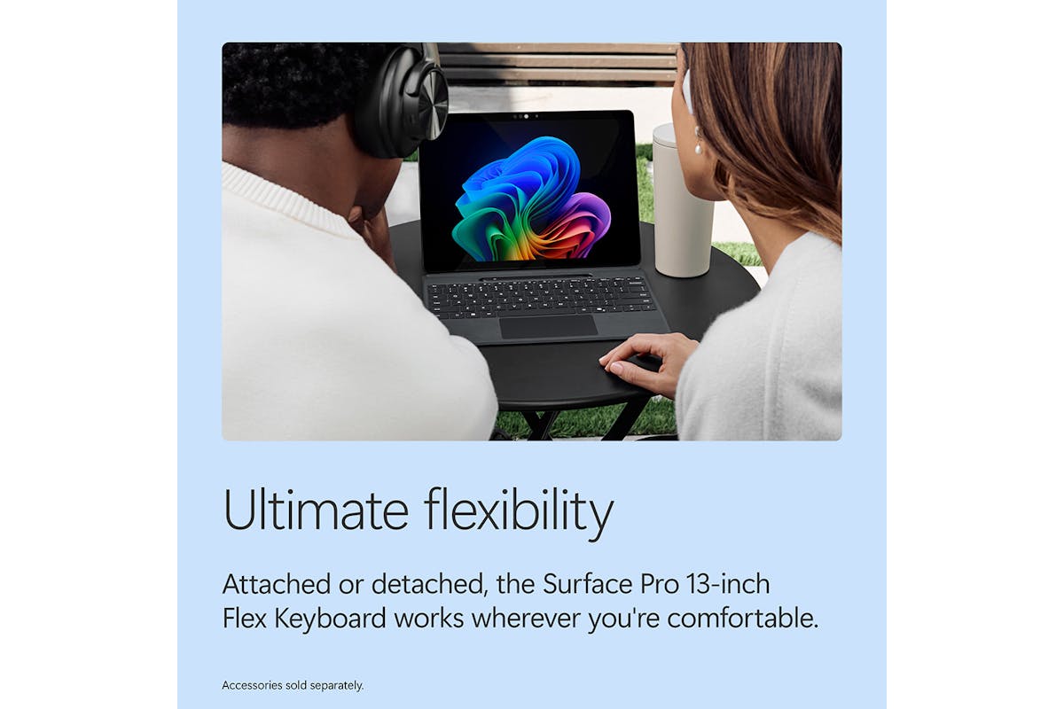 Microsoft Surface Pro 13" Snapdragon X2 Elite (12 Core) | Copilot+ PC | 16GB | 512GB | Qualcomm Adreno | Black-14