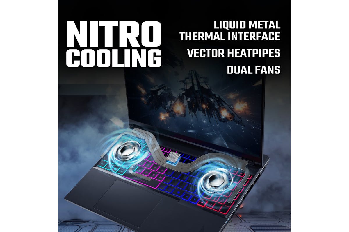 Acer Nitro 16" AI AMD Ryzen 7 | 16GB | 1TB | Black | GeForce RTX 5070 Ti-6