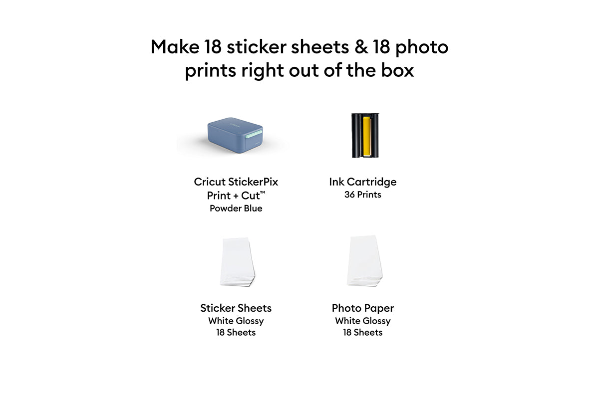 Cricut StickerPix Print + Cut Essential Bundle-7