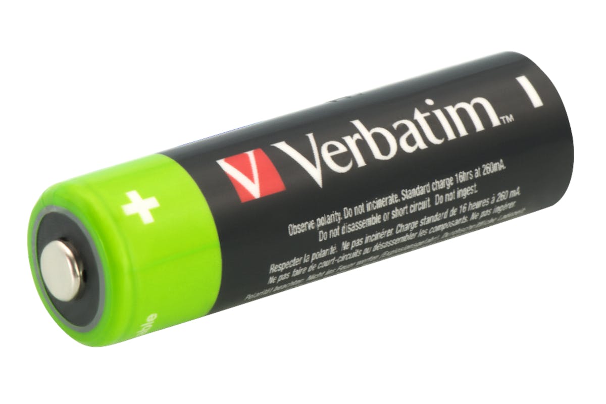 Verbatim AA Premium Rechargeable Batteries | 4 Pack-3