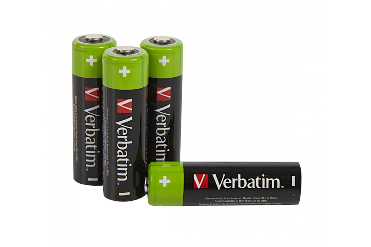 Verbatim AA Premium Rechargeable Batteries | 4 Pack-4