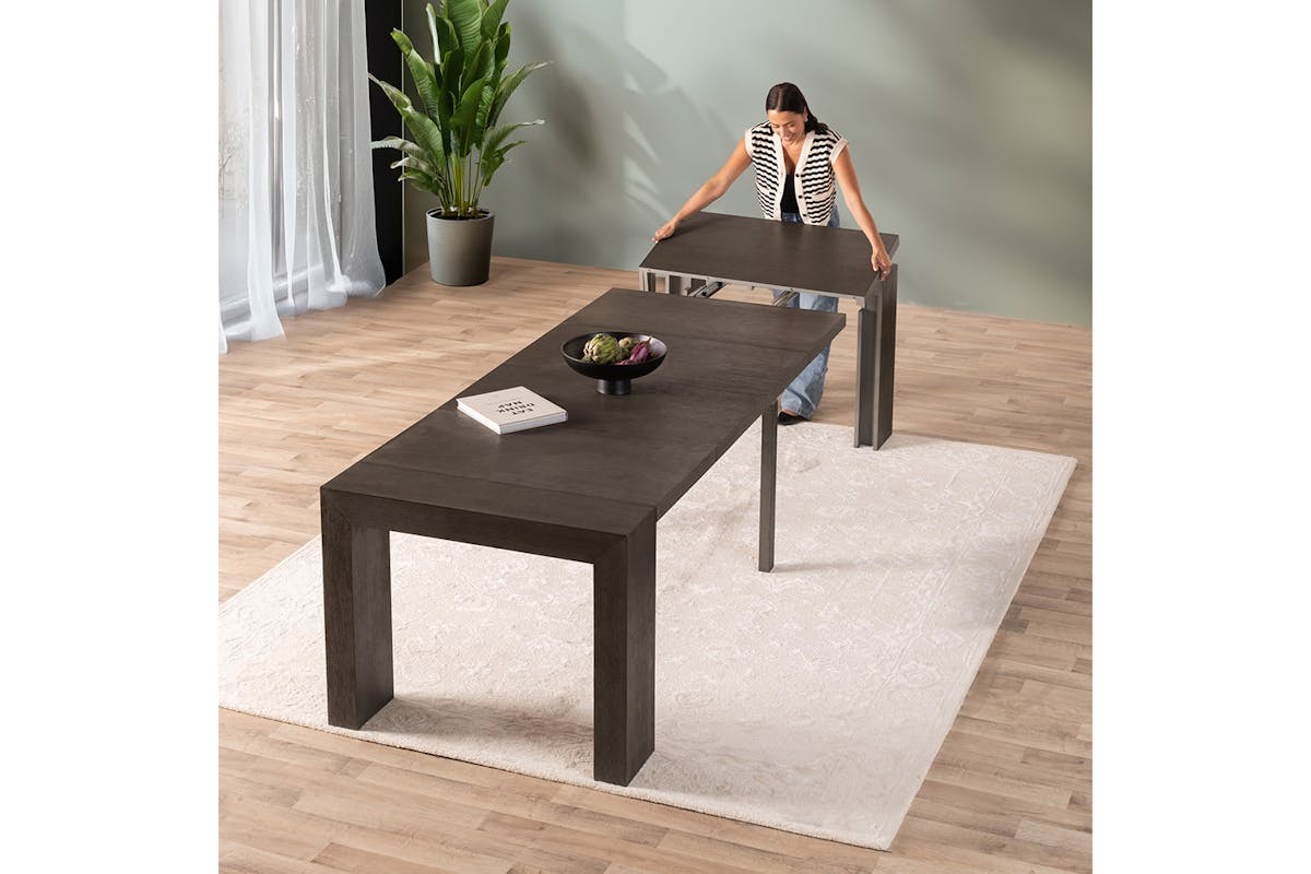 Transformer Table | Smoked Hickory-5