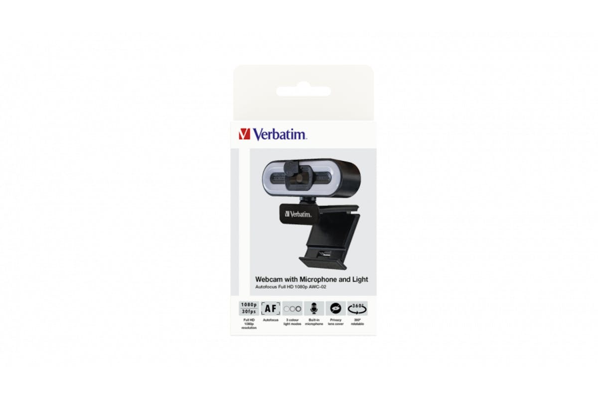 Verbatim AWC-02 Autofocus Full HD Webcam | Black-12